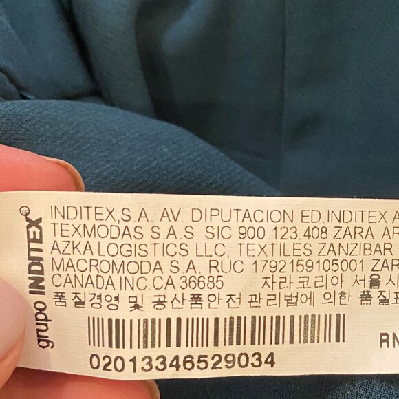 Teal jumpsuit with open back lace detail - M - Picture 5 of 5